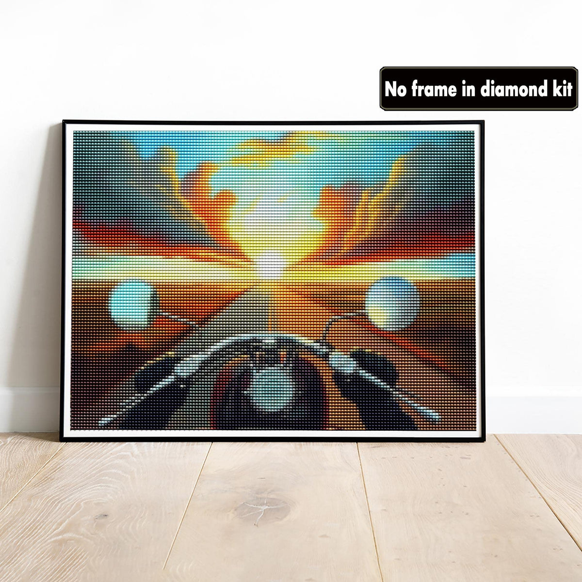 VAIIEYO Diamond Art Kits for Adults Kit for Adults Motorcycle, Diamond Painting Racing Car, Full Drill Round Rhinestone Craft Canvas for Home Wall Decor Gift 12x16 inch VAIIEYO