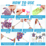 Tigeen 4 Pcs Diamond Art Painting Suncatchers, Ocean Themed Decorations Double Sided Crystal Sea Animal Wind Chime DIY Diamond Painting Animals Crystal Hanging Ornament with Chain for Adults Home Tigeen