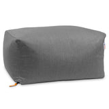 Jaxx Leon Outdoor Bean Bag Ottoman, Charcoal Sunbrella Jaxx