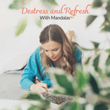 ColorIt Mandalas Volume VI Spiral Bound Adult Coloring Book with 50 Mandala Patterns for Relaxation and Stress Relief - Includes Perforated Pages, Thick Paper, Hardback Covers, and Blotter Page ColorIt