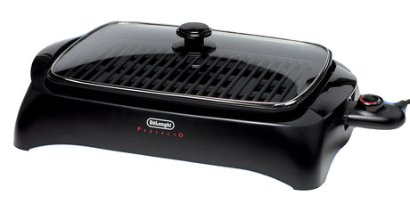 De'Longhi Perfecto Indoor Grill with Lid, Black De'Longhi