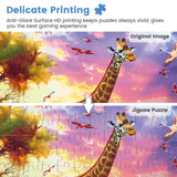 300 Piece Puzzles for Adults,Animals of The Savannah Jigsaw Puzzle for Adults Kids Seniors,Recycled Cardboard Large Piece Puzzle 300 Piece,Family Activity Great Gift for Family Friends 20.5 * 15 in MJYPHDM