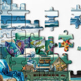 Beach Summer House Puzzles for Adults 1000 Piece, Hawaii Florida Maine Ocean Jigsaw Puzzles, Seashore House Puzzles - Seaside Retreat BBOLDIN