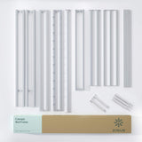 ZINUS Patricia White Metal Canopy Platform Bed Frame, Mattress Foundation with Steel Slat Support, No Box Spring Needed, Easy Assembly, Full ZINUS