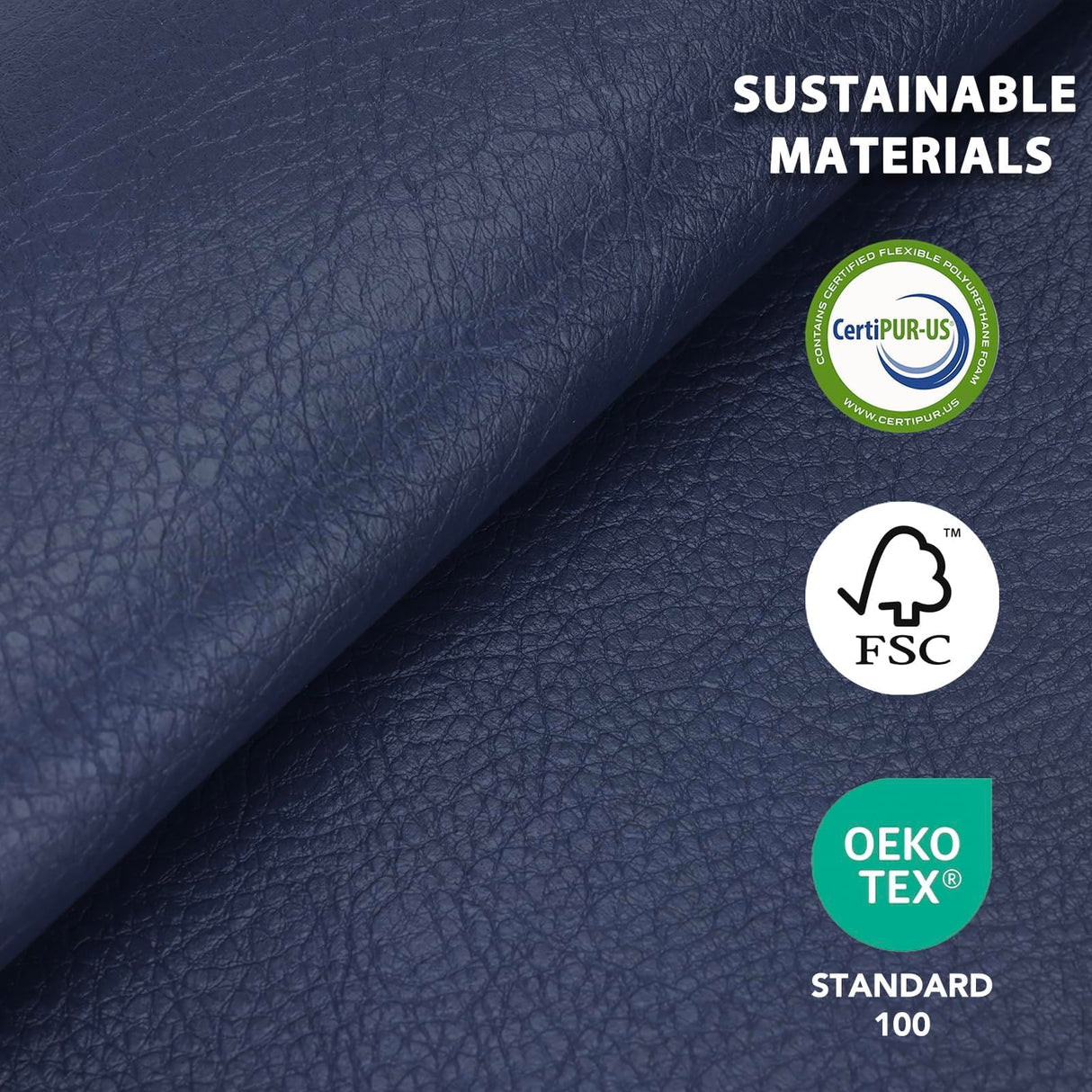 EONIX Dual Motor Oversized Power Lift Recliner Chair for Elderly, 400lbs Heavy Duty Faux Leather Recliner with Massage and Heat, Big and Tall Lay Flat Lift Chair with Cup Holders, SLRY006, Navy Blue EONIX