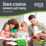 JOYEZA Premium Printable Vinyl Sticker Paper for Inkjet Printer - 25 Sheets Matte White Waterproof, Dries Quickly Vivid Colors, Holds Ink well- Tear Resistant - Inkjet & Laser Printer JOYEZA