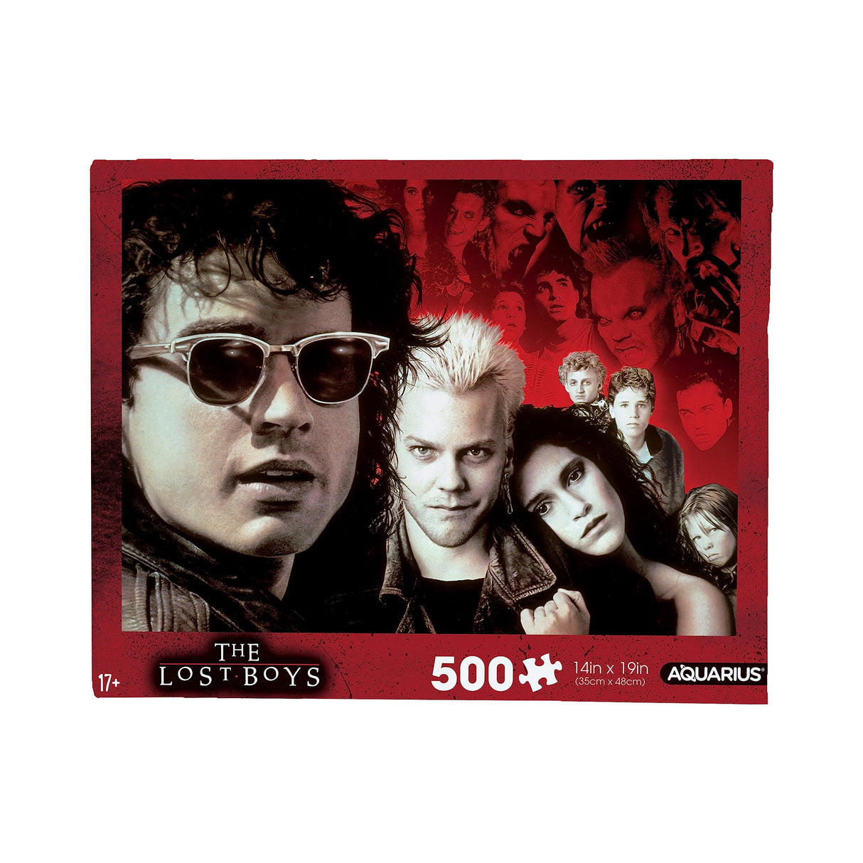 AQUARIUS Lost Boys 500pc Puzzle (500 Piece Jigsaw Puzzle) - Glare Free - Precision Fit - Officially Licensed Lost Boys Movie 500pc Puzzle Movie Merchandise & Collectibles - 14x19 Inches AQUARIUS