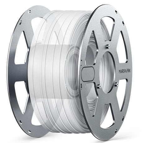 MarsWork 3D Printer Filament Reusable Aluminum Spool, Compatible with 1kg, 1.75mm PLA/TPU/ABS/PETG Filament, Compatible with Bambu Lab Filament Refill – Sustainable Printing Solution(Without filament) MarsWork