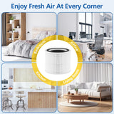 True HEPA Replacement Filter 14 Compatible with 240 Air Puri-fier, 3-in-1 True HEPA Filter Replacement, Grade True HP-14 with Activated Carbon Filter, 240 HP-14 Filter, 2 Pack JORAIR