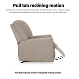 Signature Design by Ashley Deltona Casual Manual Rocker Recliner, Beige Signature Design by Ashley