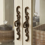 CKEASEAN Lighted Curio Cabinet, 44" H Glass Display Cabinet with 3-Tier Adjustable Glass Shelves, China Cabinet with Mirrored Back Panel for Living Room, Light Blub Included(White) CKEASEAN