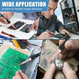 ANBES Soldering Iron Kit, 90W 110V Fast Heat up LCD Digital Soldering Gun kit with Ceramic Heater, 10 in 1 Adjustable Temperature Soldering Kit with Automatic Sleep Mode ANBES