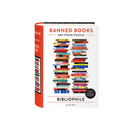 Bibliophile Banned Books 500-Piece Puzzle Chronicle Books
