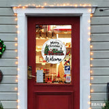 Walasis Welcome Sign for Front Door: 13pcs Interchangeable Christmas Winter Decor - Housewarming Gifts for New Home Seasonal Wreaths Outdoor Holiday All Season Decorations Walasis