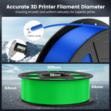 SUNLU PLA 3D Printer Filament, 1.75 PLA Filament Dimensional Accuracy +/- 0.02 mm, 1 kg Spool, 1.75mm (PLA 10color) SUNLU