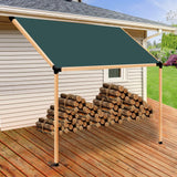 TOPTGO 6 PCS Pergola Brackets Kit,15° 3-Way Slanted Roof Pergola Bracket Set 4x4 (Actual: 3.5x3.5 in),2 Pack Angle Corner Bracket with Post Base for Wooden Beams Lumber Gazebos Patio Pergola Sheds TOPTGO