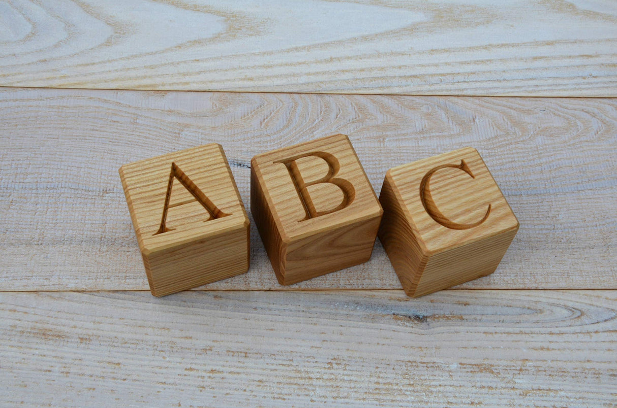 Personalized Wood Blocks - Personalized Baby Letter Blocks - Wood Letter Blocks - Custom Wood Blocks - Nursery Decor - Name Blocks Klik Klak Blocks