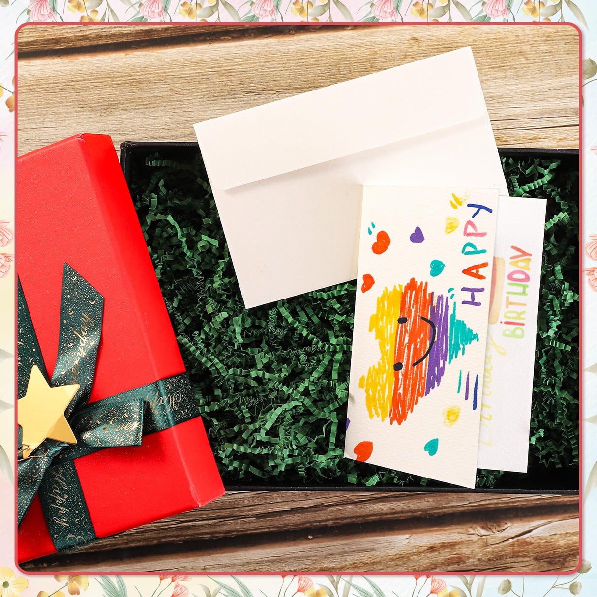 Prudiut 20 Sets Watercolor Cards with Envelopes, 140 lb/300 GSM Watercolor Paper Cards, 4x6 Inch Foldable Blank Cards and Envelopes for Greeting Card, Wedding Invitations, Thank You Card Prudiut