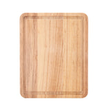 KitchenAid Classic Rubberwood Cutting Board with Perimeter Trench, Reversible Chopping Board, 8-inch x 10-Inch, Natural KitchenAid