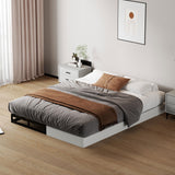 SHOANED King Size Box Springs - 5 Inch Low Profile Mattress Foundation No Noise Heavy Duty Metal Basics Bed Base with Clean Fabric Cover, Easy Assembly SHOANED