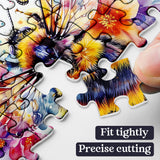 Flowers Bee Puzzles for Adults 1000 Pieces, Garden Bee Butterfly Jigsaw Puzzles, Nature Plant Impossible Animal Art Puzzle as Bee Home Decor PPuzzling