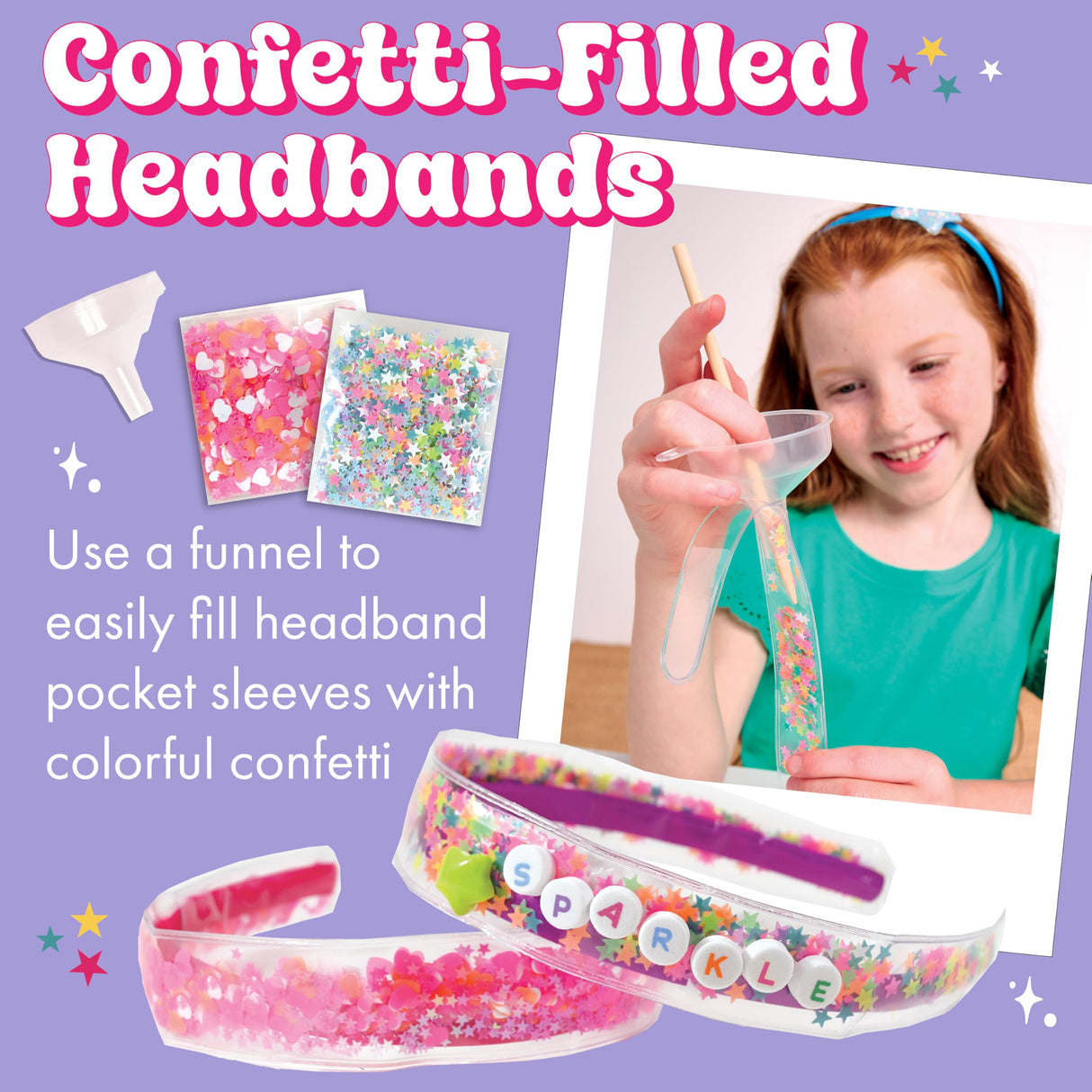 Creativity for Kids Chic Boutique: DIY Headbands Craft Kit - Create 5 Unique Designs for Girls Ages 6-8 Creativity for Kids