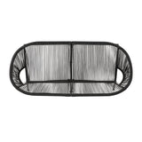 GDFStudio Patio Loveseat All-Weather Rattan 2 Seater Sofa Outdoor Patio Furniture Set for Balcony Poolside Backyard, Black GDFStudio