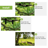 Classic Wooden Tree Swing Seat,Outdoor Tree Swing for Adults and Kids,Wooden Swing Seat with Strong Rope,Indoor/Outdoor Swing Seat for Garden, Patio, or Front Porch YAERSI