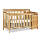 Dream On Me 5 in 1 Brody Convertible Crib with Changer, 33.2"L x 69"W x 39.1"H Dream On Me