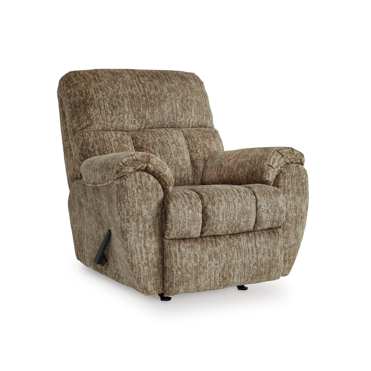Signature Design by Ashley Rampant Casual Manual Rocker Recliner with Pillow-Top Arms, Light Brown Signature Design by Ashley