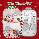 HMZephitiquc Cardinal Paint by Numbers Kit for Adults Canvas Christmas, Cardinal Paint by Number Christmas, Painting by Numbers, Easy DIY Crafts Home Wall Decor 16x20 in HMZephitiquc