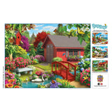 Masterpieces 750 Piece Jigsaw Puzzle for Adults, Family, Or Kids - Over The Bridge - 18"x24" Masterpieces