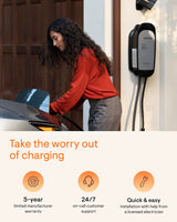 32 Amp Plug-in Smart EV Charger - Enphase IQ 40 with NEMA 14-50 Plug, 7.7kW Power, 240V, 5-Year Warranty, Wi-Fi Connected, Safety Certified, 25ft Cable & Ruggedized J1772 Connector Enphase Energy