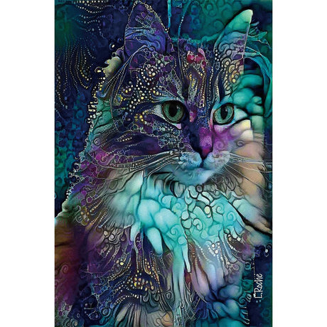 Ingooood Jigsaw Puzzle 1000 Pieces- Cat Series - Colorful cat -1 - Entertainment Toys for Adult Special Graduation or Birthday Gift Home Decor Ingooood