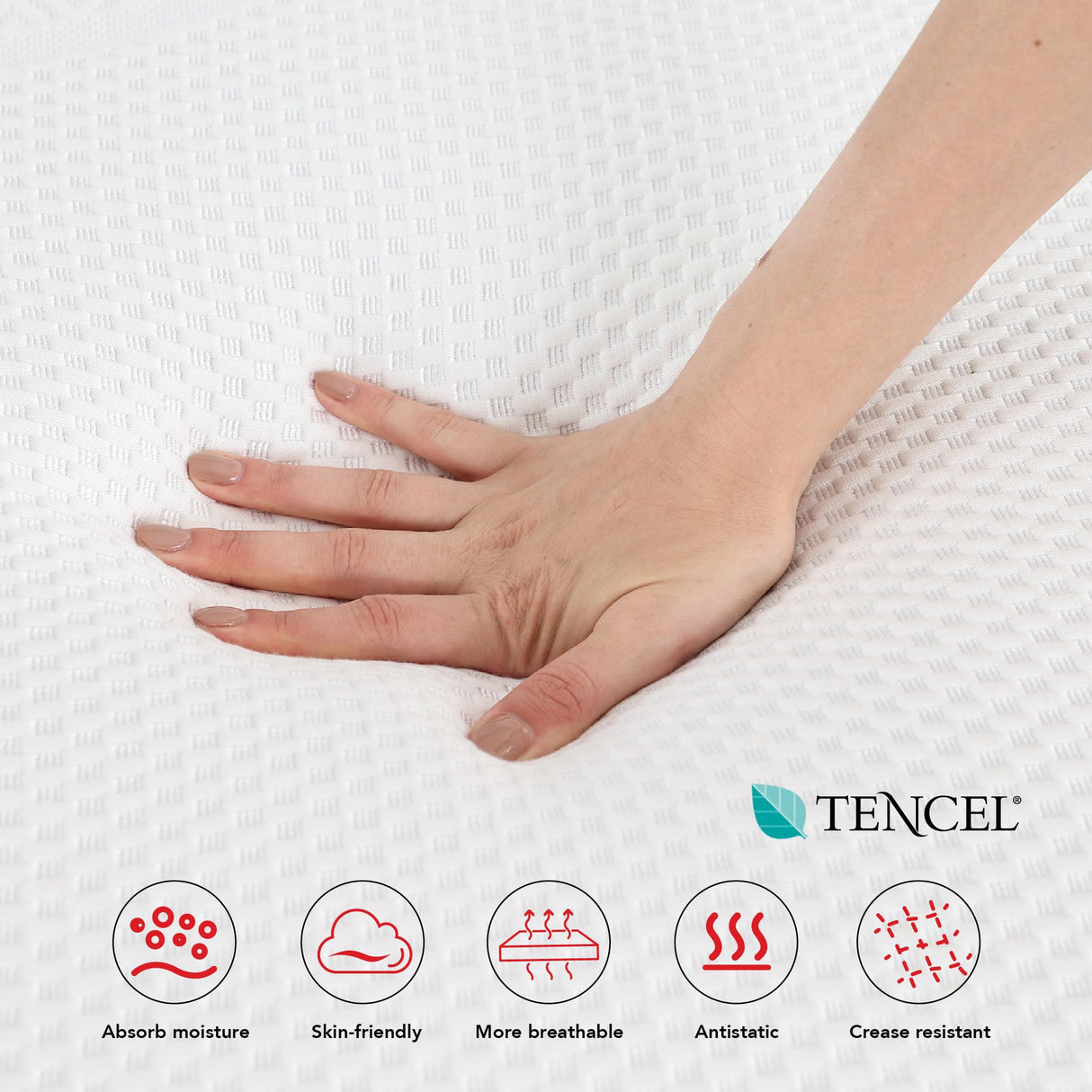 MLILY California King Mattress Bed Mattress, Manchester United 10 Inch Memory Foam Mattress, Cool Sleep & Pressure Relief, Made in USA, White MLILY