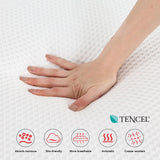 MLILY California King Mattress Bed Mattress, Manchester United 10 Inch Memory Foam Mattress, Cool Sleep & Pressure Relief, Made in USA, White MLILY