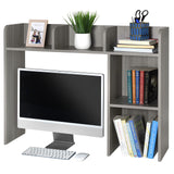 Sturdy and Elegant Grey Wood Desktop Bookshelf Organizer by GlossyEnd GlossyEnd