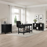 Broadview 6 Cube Organizer - Classic Black Storage Solution for Home Offices Bush Business Furniture