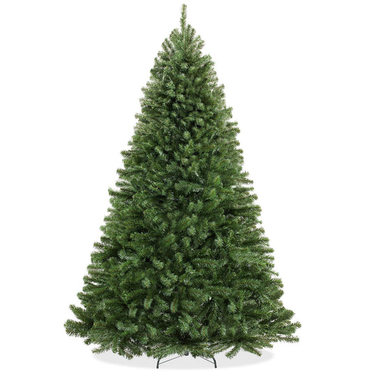 Casafield 7.5FT Realistic Green Spruce Artificial Holiday Christmas Tree with Sturdy Metal Stand