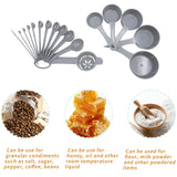 Tongjude 45 Pieces Silicone Loaf Pan for Baking Bread, 4 Cups Silicone Baking Pans Set, Baking Cups, Non-Stick Kitchen Oven Baking Pans, with Measuring Cups and Spoons Set, Grey Tongjude