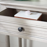 Safavieh Home Collection Tate Greige 2-Drawer Bottom Shelf Console Table Safavieh