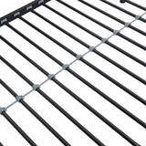 EMKK Twin Over Twin Bunk Bed with Trundle,Metal Triple Bunk Beds w/Two Side Ladders & Safety Guard Rail,3 in 1 Bunk Beds for Kids Teens, No Box Spring Needed Metal Bunkbed,Can be Divided Into Two Beds EMKK