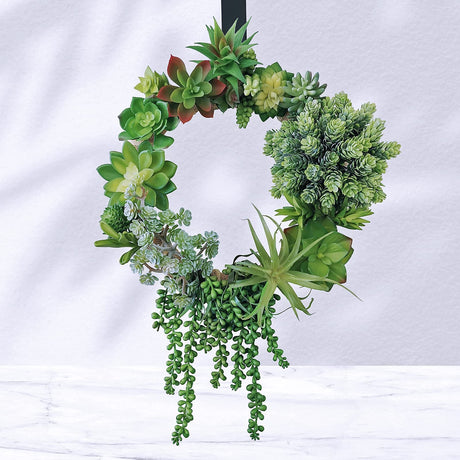 Winlyn 19 Pcs Assorted Artificial Succulents Plants Unpotted Small Green Aloe Hops Cactus String of Pearls Picks Fake Succulents Bulk for Succulent Garden Floral Arrangement Indoor Outdoor Home Decor Winlyn