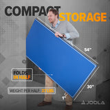 JOOLA Tetra - 4 Piece Ping Pong Table Top for Pool Table - Includes Ping Pong Net Set - Full Size Table Tennis Conversion Top for Billiard Tables - Easy Assembly & Compact Storage - Incl. Foam Backing JOOLA