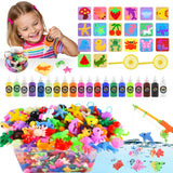 Nicella Magic Water Elf Toy Kit, Waters Pets, Aqua Water Gel with 20 Magic Gels and 20 Shape Molds, DIY Squishy Maker Kit, Kids Summer Crafts，Make Your Own Squishies Toys Crafts for Boys & Girls Nicella