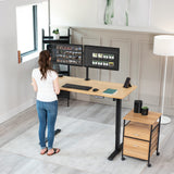 VIVO Bamboo 60 x 24 inch Universal Solid One-Piece Table Top for Standard and Sit to Stand Height Adjustable Home and Office Desk Frames, DESK-TOP60O VIVO