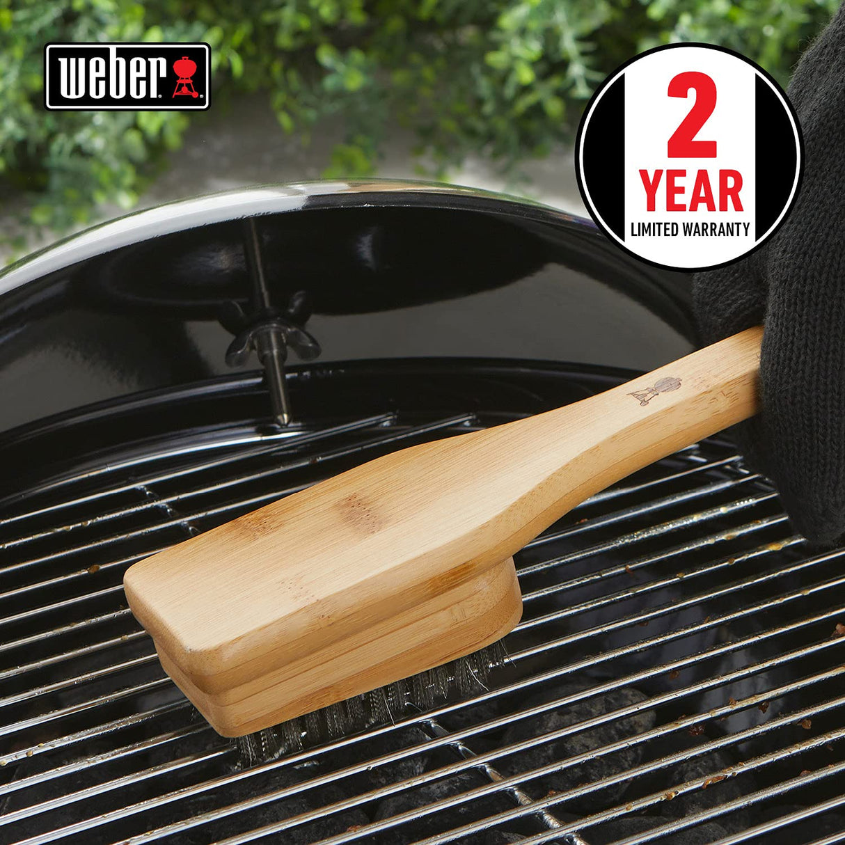 Weber 12" Bamboo Grill Brush Weber