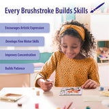 Ravensburger - CreArt - Festive Friends - Paint by Number Kit - Adorable Woodland Scene - Premium Paints and Glitter for That Magical Quality - Ages 9+ Ravensburger