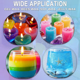 Candle Dye - 36 Colors Candle Making Dye, Highly Concentrated Liquid Oil-Based Coloring for Soy Wax, Bees Wax, Gel Wax - Easy Color and Safe - 6ml/Bottle ERCorArt