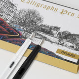GC QUILL Calligraphy Fountain Pen Set- 7 with Different Nibs and 40 Ink Cartridges for Beginners- MU-09 GC QUILL
